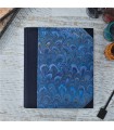 [Various Sizes] Royal Blue Marbled Album with Canvas Spine