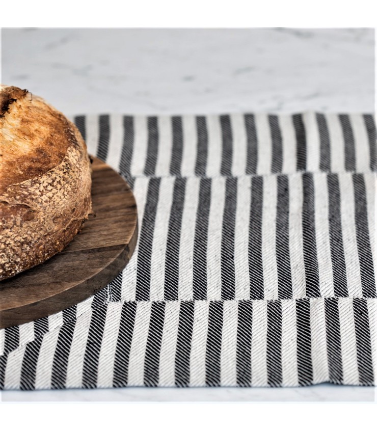 [Various Colours] Stripe Placemat Colour Beige