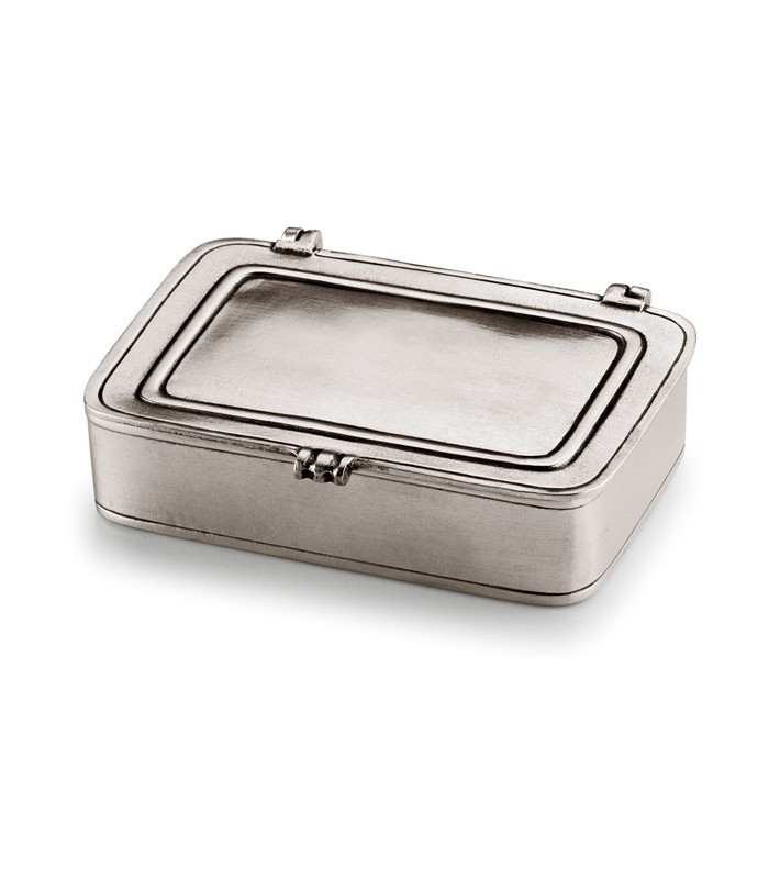 Italian Pewter Lidded Box