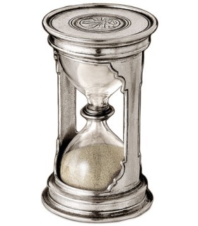 Italian Pewter Round Hourglass