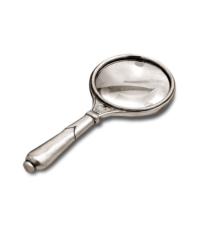 Italian Pewter Magnifying Glass