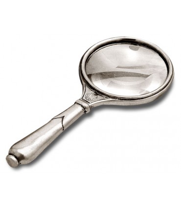 Italian Pewter Magnifying Glass