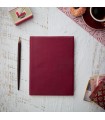 $15 donation to NBCF - A5 Soft Leather Journal - No Tie