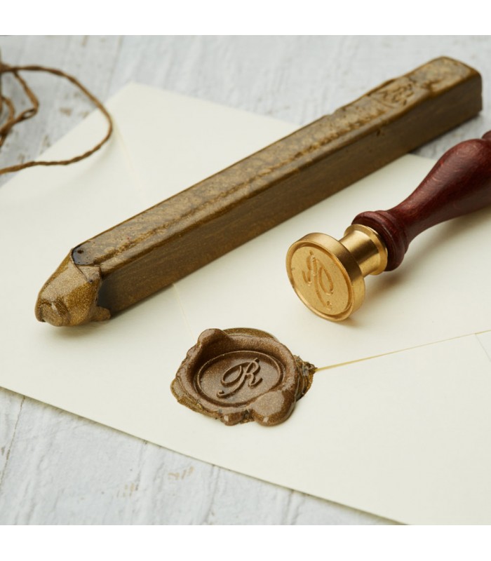 Single Cursive Font Wax Seal Set