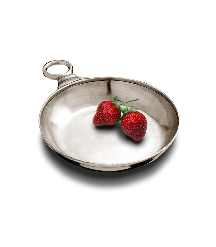 Italian Pewter Bowl with Ring