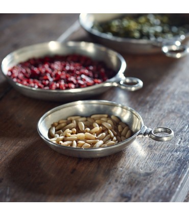 Italian Pewter Bowl with Ring