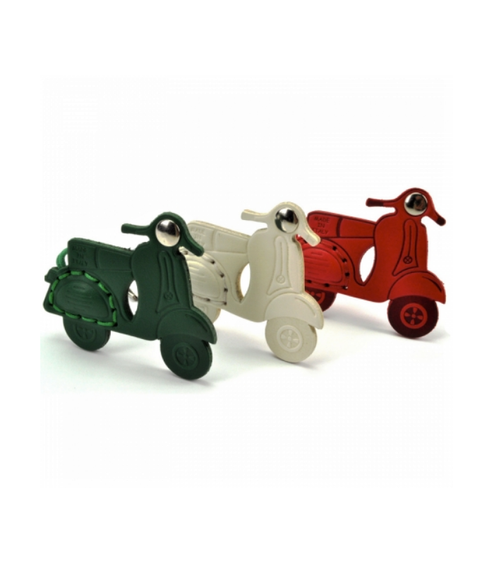 Vespa Leather Key Ring