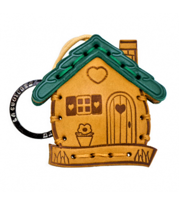 House Leather Key Ring