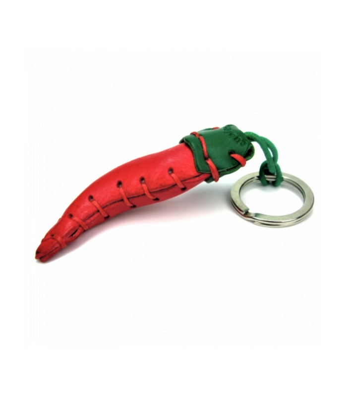 Peperoncino Chilli Leather Key Ring