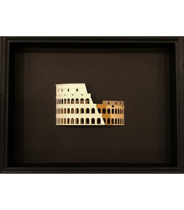 Rome Paper Sculptures - Colosseum