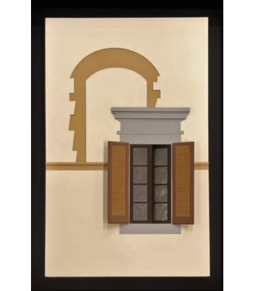 Window Paper Sculptures - Piazza Duomo Florence