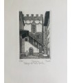 Original Florence Etching - Palagio di Parte Guelfe