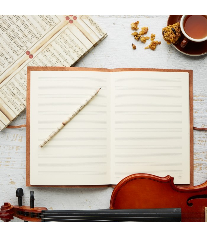 Music Manuscript Journal [Various Colours]