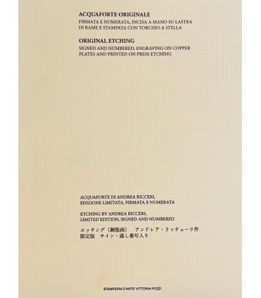 Original Venice Etching Card & Envelope