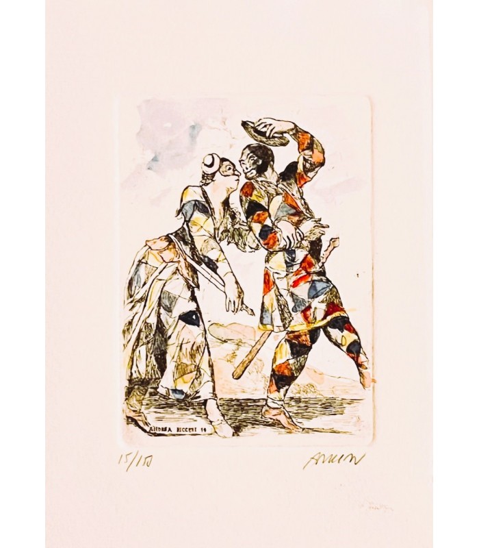 Original Venice Etching Card & Envelope