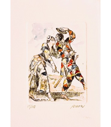 Original Venice Etching Card & Envelope