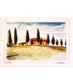 Original Tuscany Etching Card & Envelope