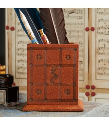 Luxury Leather Pencil Cup