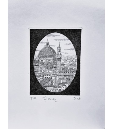 Original Florence Etching