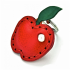 Apple Leather Key Ring