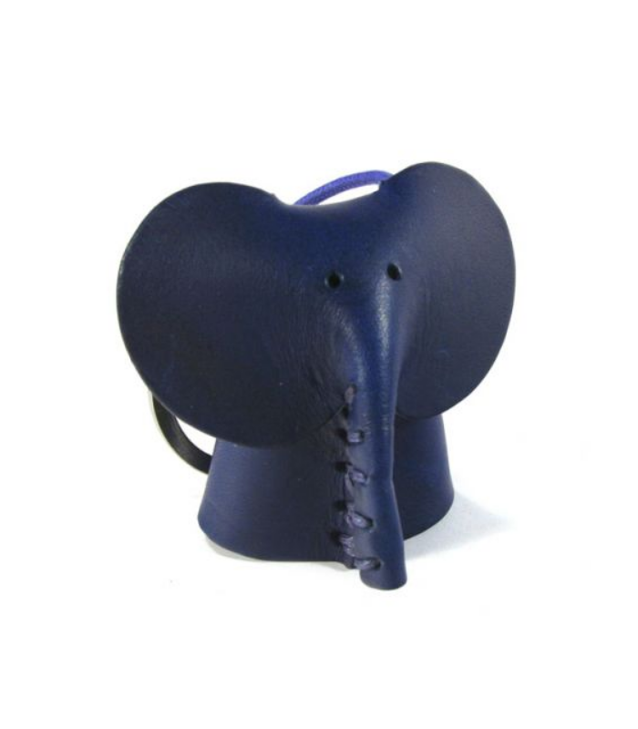 Elephant Leather Key Ring