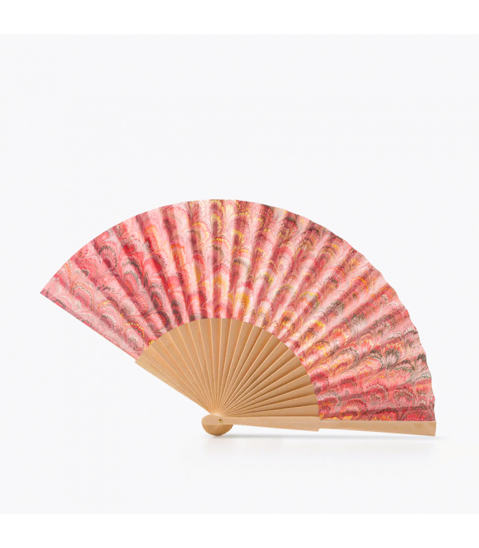 Marbled Paper Fan [Various Colours]