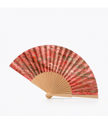 Marbled Paper Fan [Various Colours]