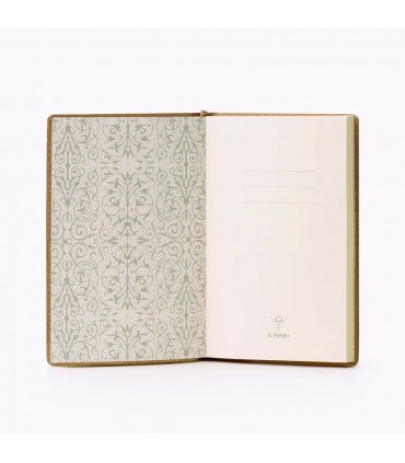 Monogram Soft Leather Journal with Elastic [Unlined]