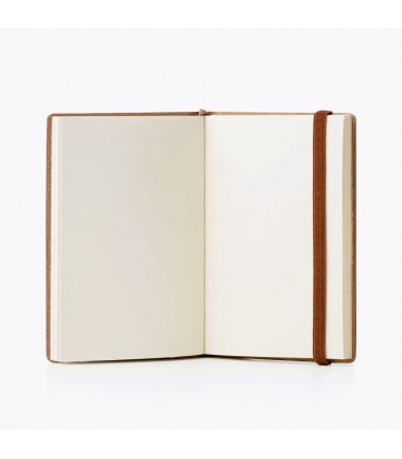 Monogram Soft Leather Journal with Elastic [Unlined]