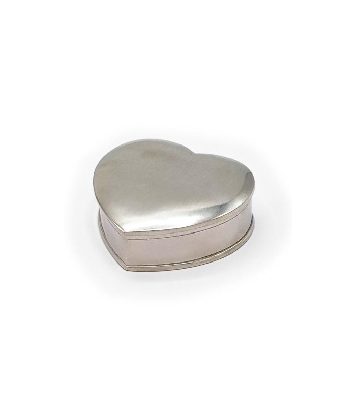 Italian Pewter Heart Box