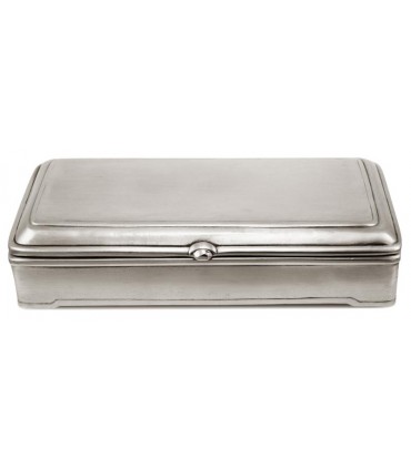 Italian Pewter Rectangular Box