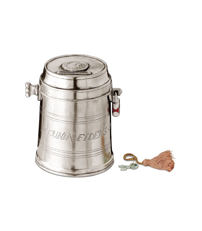 Italian Pewter Money Box