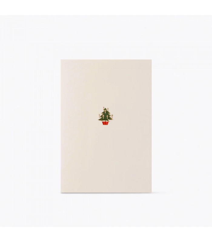 Hand Embossed Christmas Tree Card