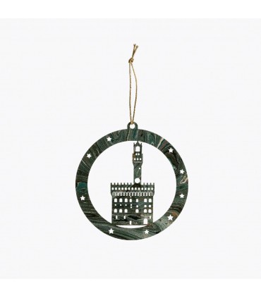 Paper Christmas Bauble - Palazzo Vecchio, Florence