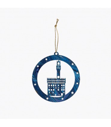 Paper Christmas Bauble - Palazzo Vecchio, Florence