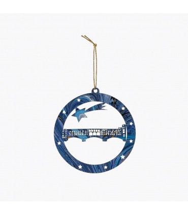 Paper Christmas Bauble - Ponte Vecchio, Florence