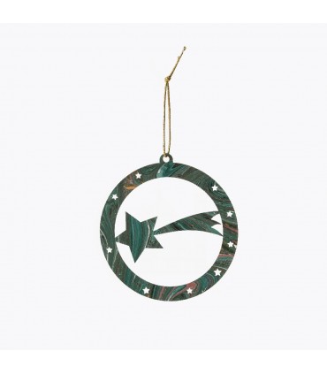Paper Christmas Bauble - Shooting Star