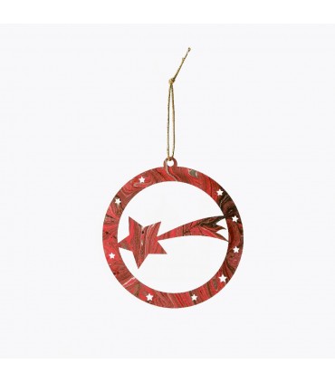 Paper Christmas Bauble - Shooting Star