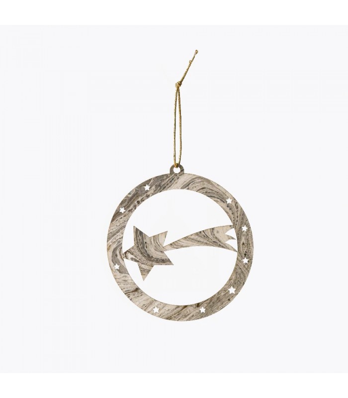 Paper Christmas Bauble - Shooting Star