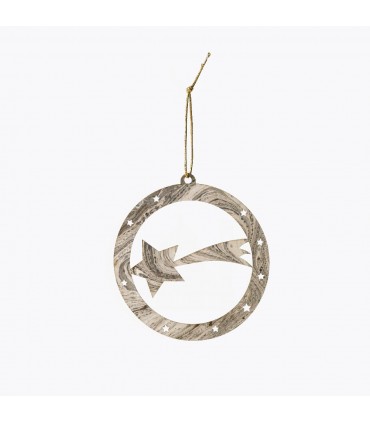 Paper Christmas Bauble - Shooting Star