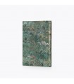 Marbled Edges Journal - Green Peacock [Unlined &Various Sizes]
