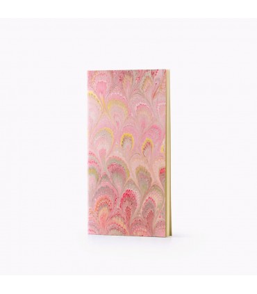 Slim Pink Marble Journal [Lined-Various Sizes]