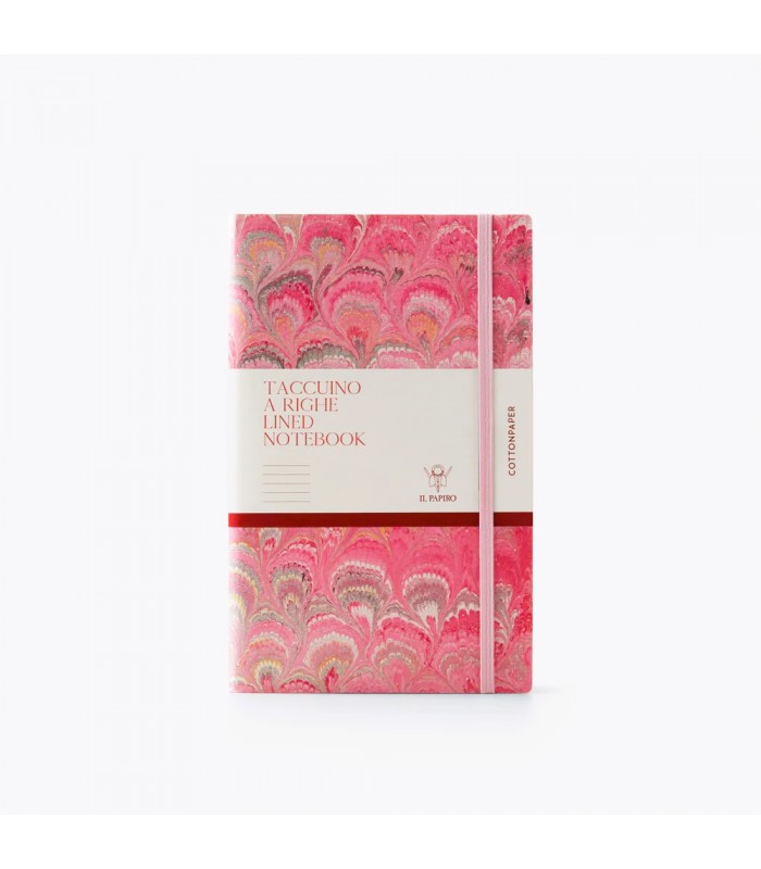 Pink Marble Journal with Elastic [Lined-Various Sizes]