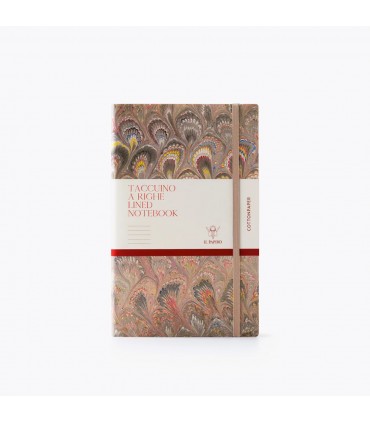 Grey Marble Journal with Elastic [Lined-Various Sizes]