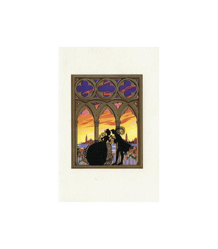 Sunset in Venice Window Card
