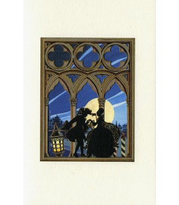 Venice by Night Window Card