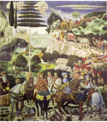Benozzo Gozzoli's 'Procession of the Kings' Wrapping Paper (part 2)
