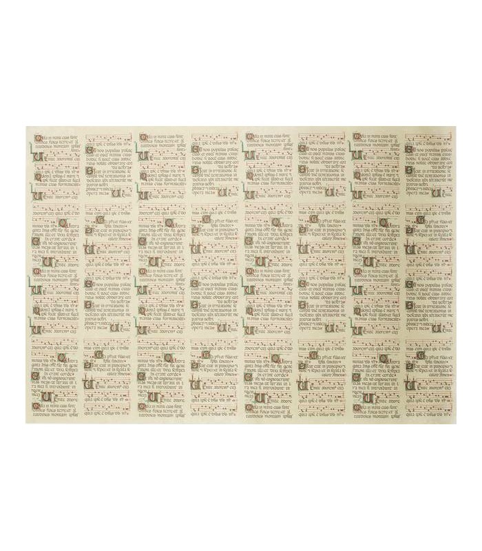 Gregorian Chant Wrapping Paper