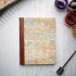 [Various sizes] Beige Marble Journal with Leather Spine
