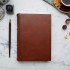 [Various sizes] Traditional Brown Leather Journal